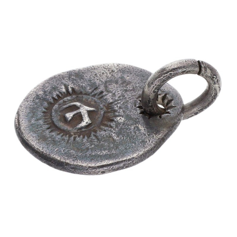 オールドSV太陽メタル 大 ※使用感あり【取扱：原宿シルバー店