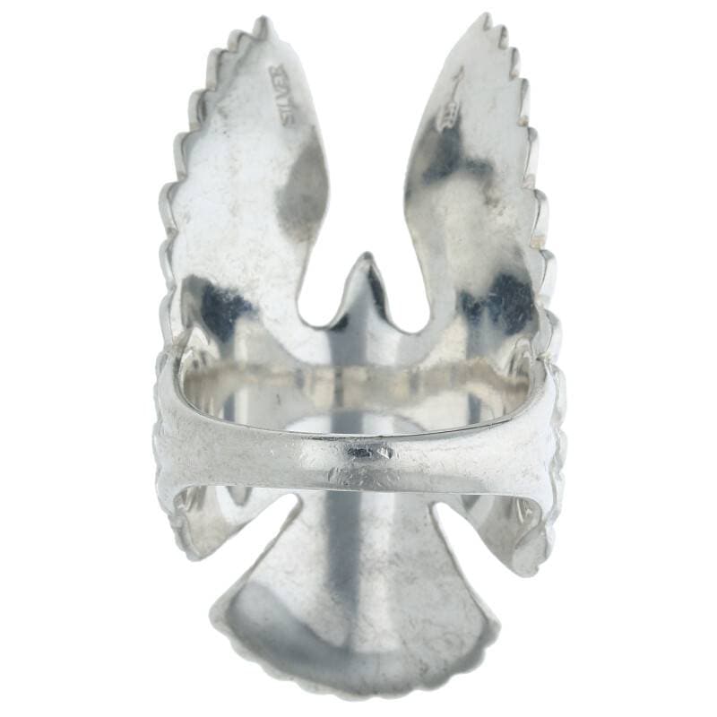 SALE】ターコイズ付きイーグルリング 〈19号〉 【取扱：名古屋大須店