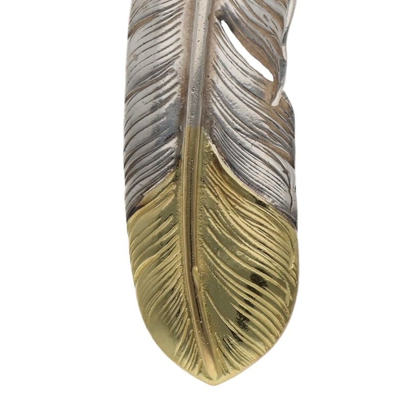 先金特大フェザー 左向き 9.01g【取扱：原宿シルバー店】 | すべての