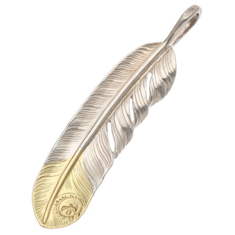 先金特大フェザー 右向き 9.12g ※使用感あり 【取扱：原宿シルバー店