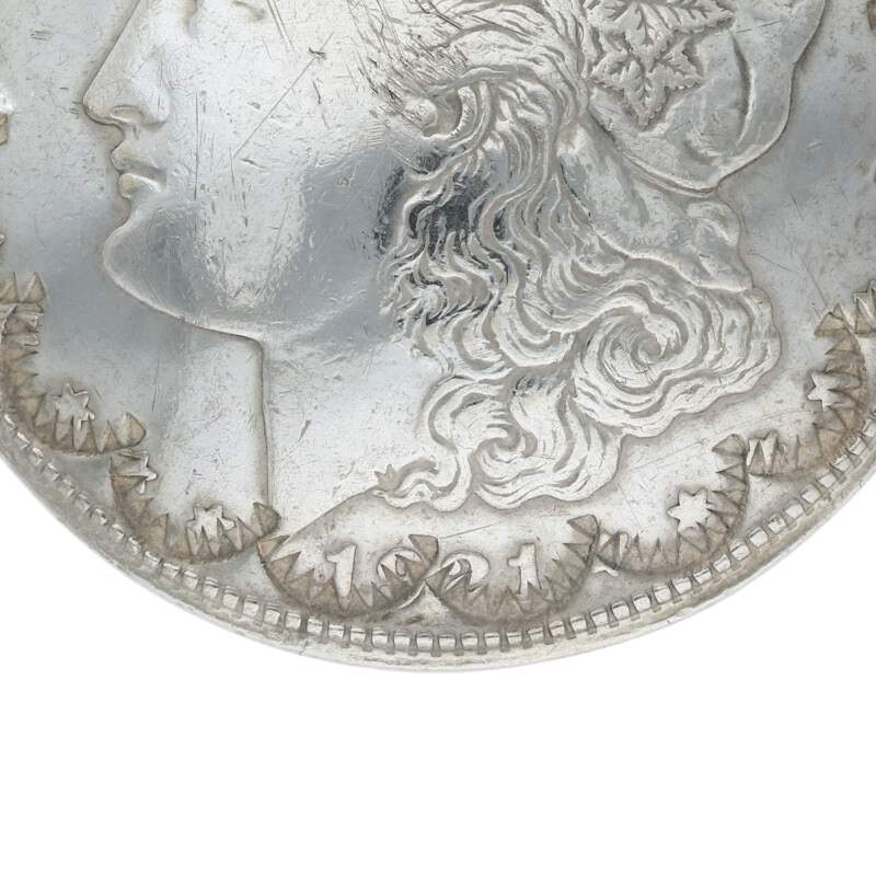 SALE】タガネ入りワンダラーモルガンコンチョ 【取扱：原宿シルバー店