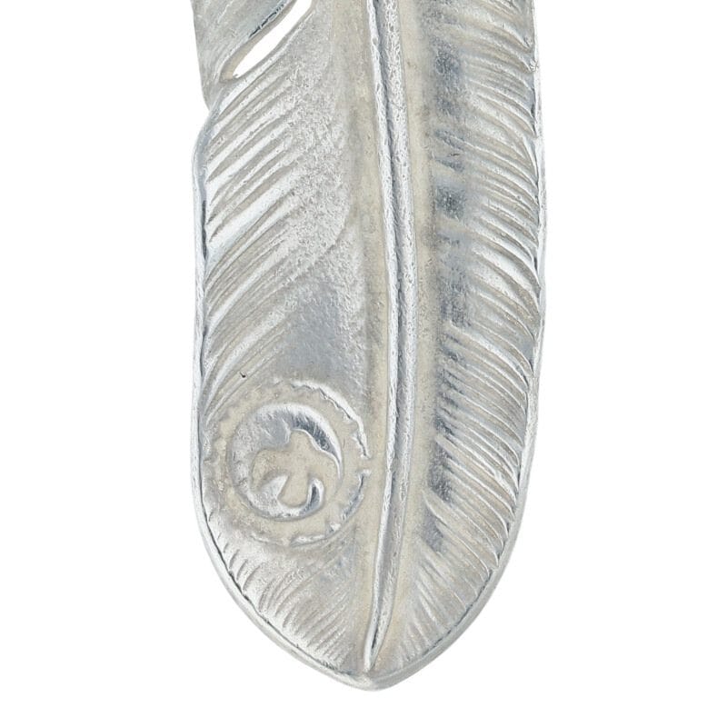 オールド上金金縄ターコイズ特大フェザー 左向き ※広げなし