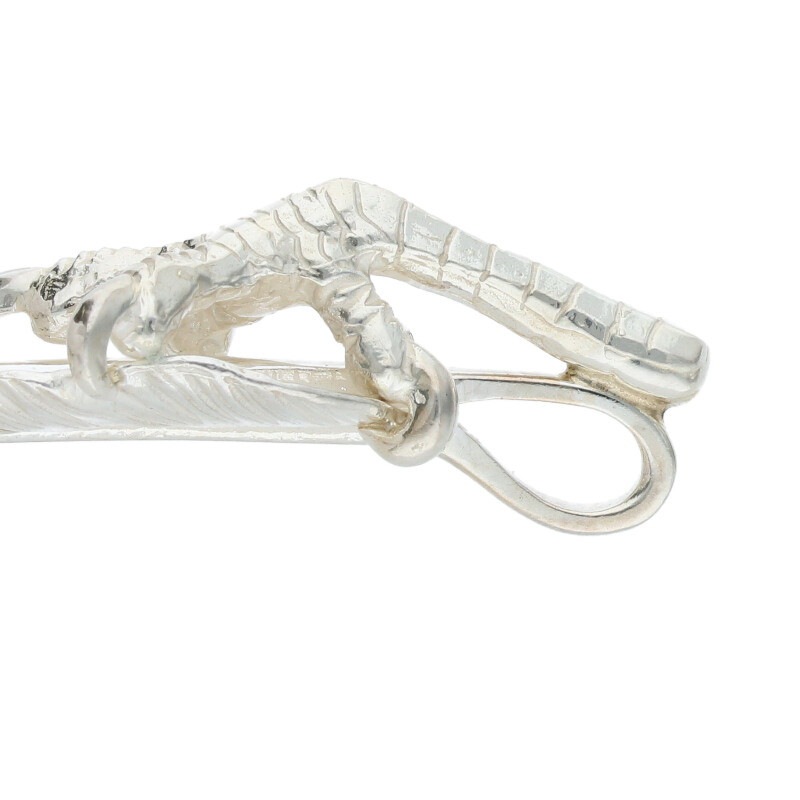 美品】銀爪特大フェザー 左向き 【取扱：原宿シルバー店】 | すべての