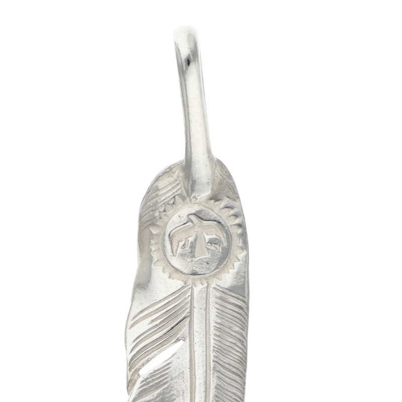 最終値下げ！！ ゴローズ　シルバーフェザー大左右 10/22新入荷セール23時まで】SVフェザー 大 左向き 【取扱：原宿