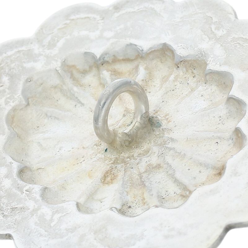 GC-03/金メタル付きフラワーコンチョ横向き 【取扱：原宿シルバー店