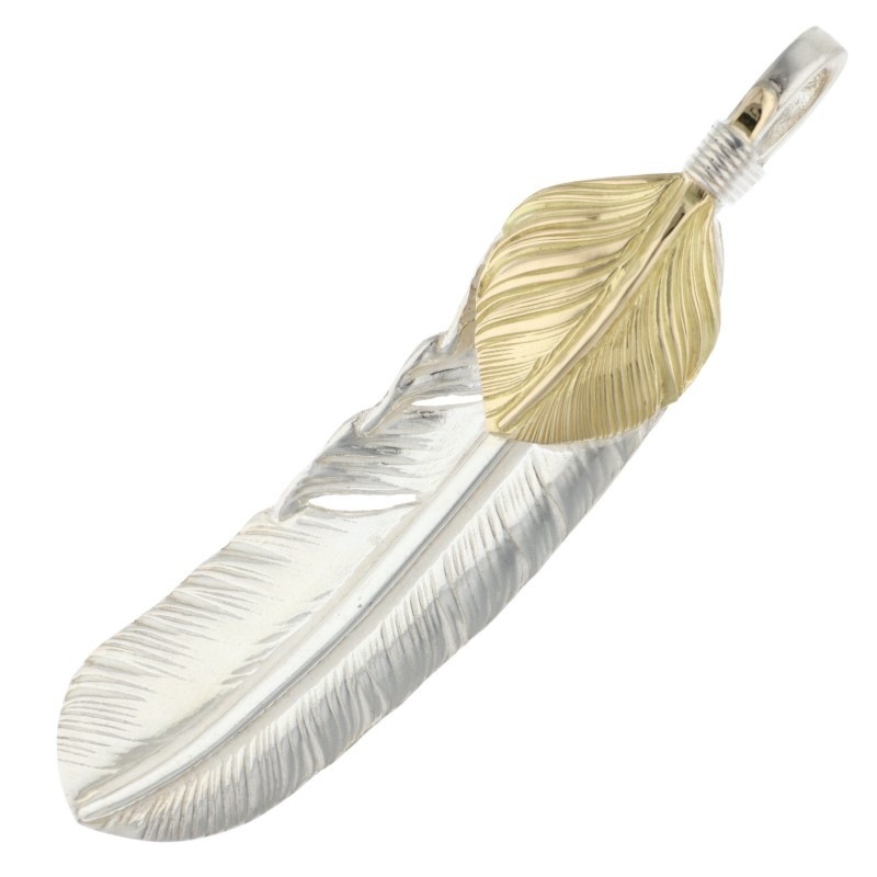 ゴローズ上金特大フェザー 楽天市場】goro's ゴローズ 全金上ハート特大フェザー・上金