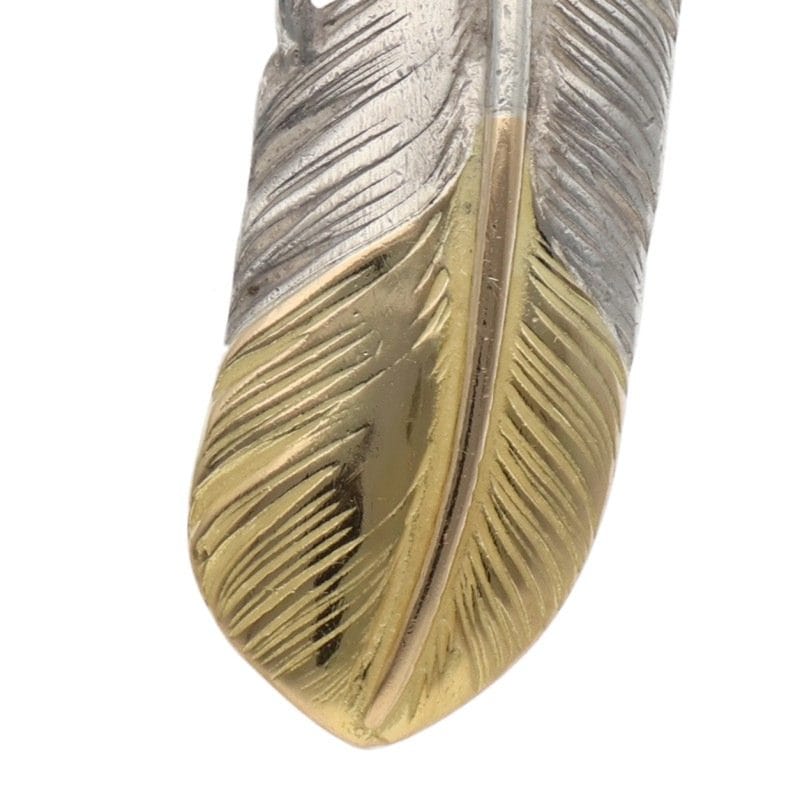 先金特大フェザー 右向き ※使用感あり【取扱：原宿シルバー店