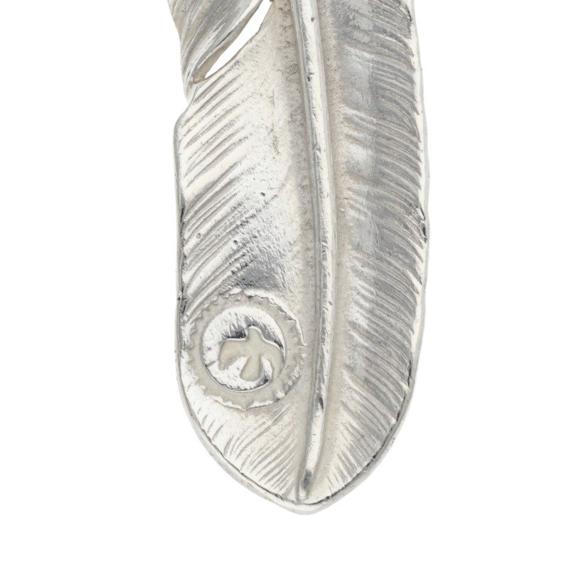 オールド上金金縄ターコイズ特大フェザー 左向き【取扱：原宿シルバー