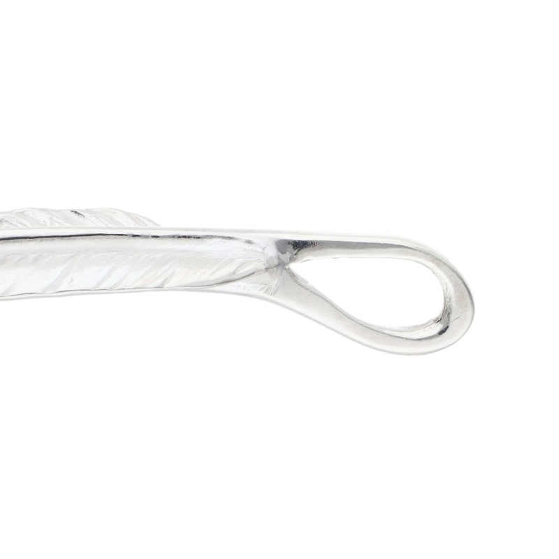 新品】メタル付き特大フェザー 右向き 【取扱：原宿シルバー店