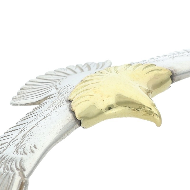 中イーグル 中イーグル 21.30g ※羽先クラックあり 【取扱：原宿シルバー店