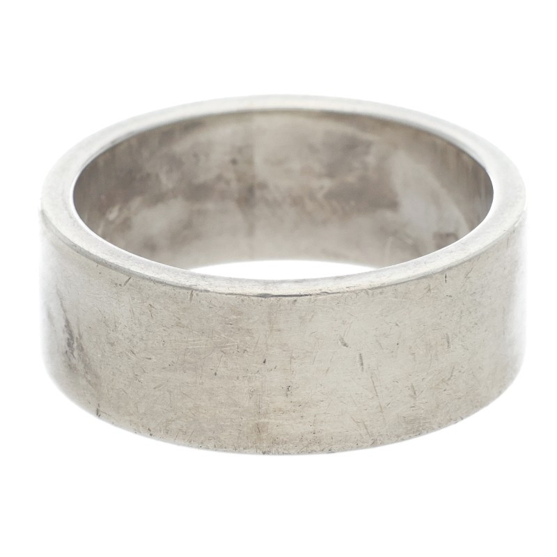 1/12新入荷セール23時まで】ターコイズ付き平打ちリング 〈17号