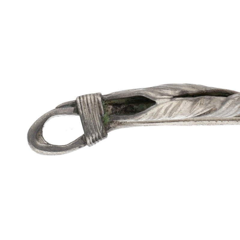 【貴重】ShimooDesign浮様楕円形　銀の鎹　　　　　　　木製プレート ShimooDesign貴重】浮様楕円形銀の鎹木製プレート