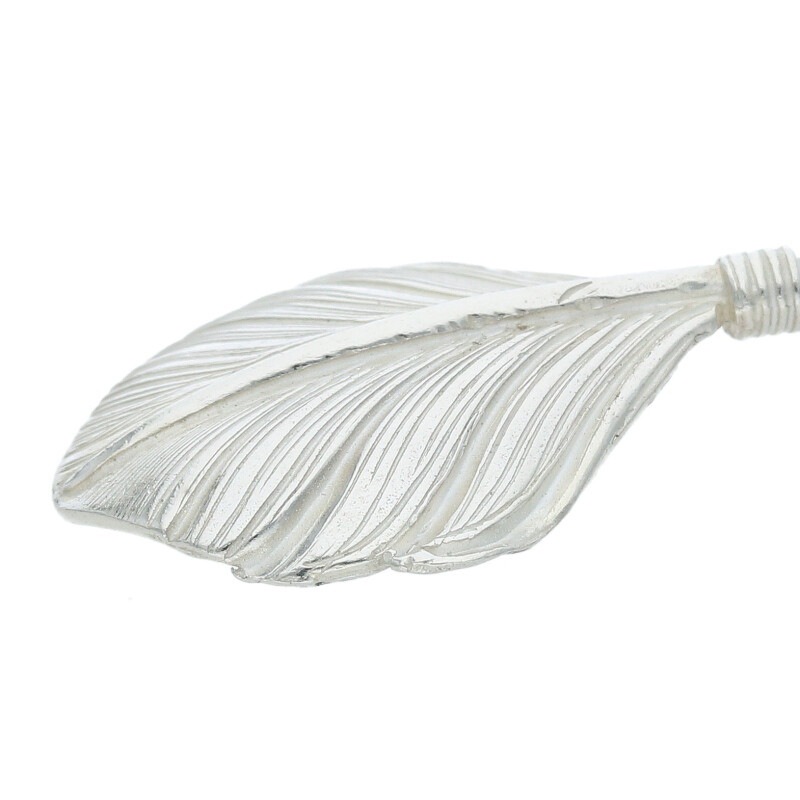 ゴローズ★SV フェザー 大　左向き goro's ゴローズ SVフェザー大 ペンダントトップ シルバー