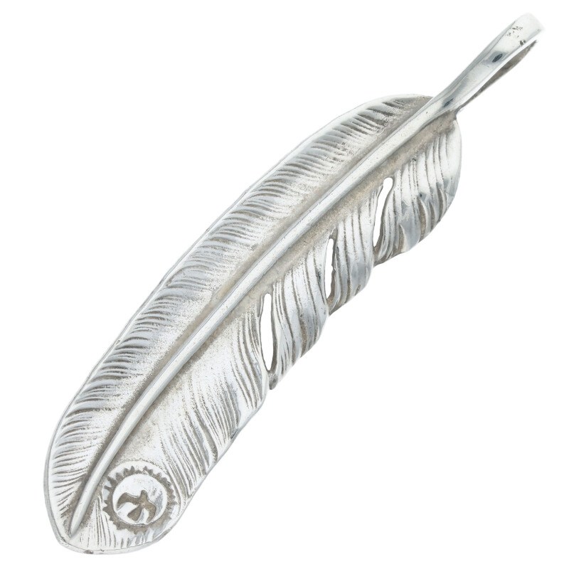 メタル付き特大フェザーイボメタル 右向き 【取扱：原宿シルバー店