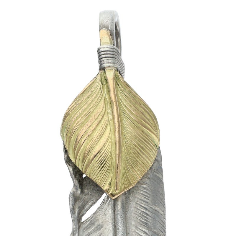 上金特大フェザー 右向き ※使用感あり 【取扱：原宿シルバー店