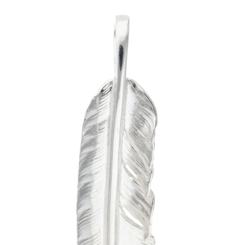 新品】メタル付き特大フェザー 左向き 【取扱：原宿シルバー店