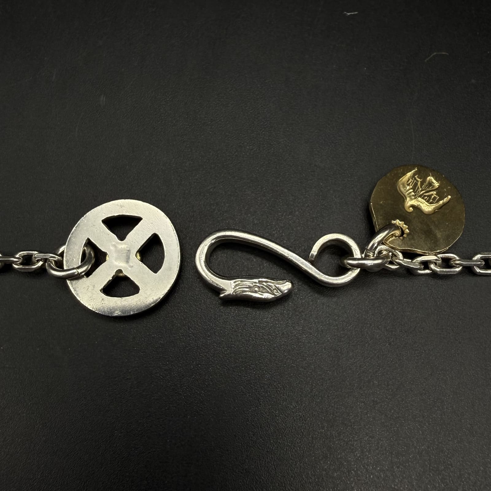 先金フェザー　左向き　金焼け！雰囲気抜群（左右セット可） 先金フェザー左向き 金焼け／激レア 雰囲気抜群個体 オールド