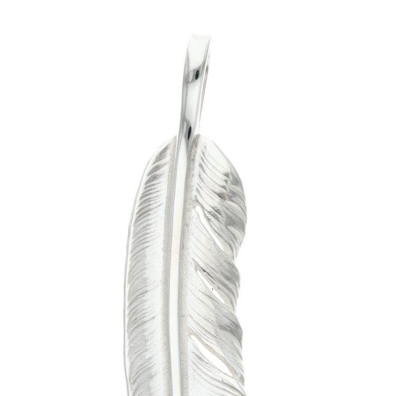 12/13新入荷セール23時まで】【新品】メタル付き特大フェザー 右向き