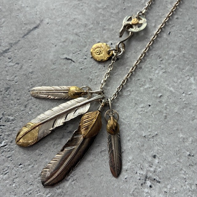 心斎橋限定セット】先金 左 × 上金 右 × ハートホイールフェザー大 SET