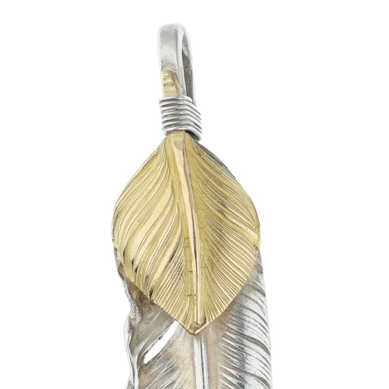 オールド上金特大フェザー 右向き 広げなし 【取扱：原宿