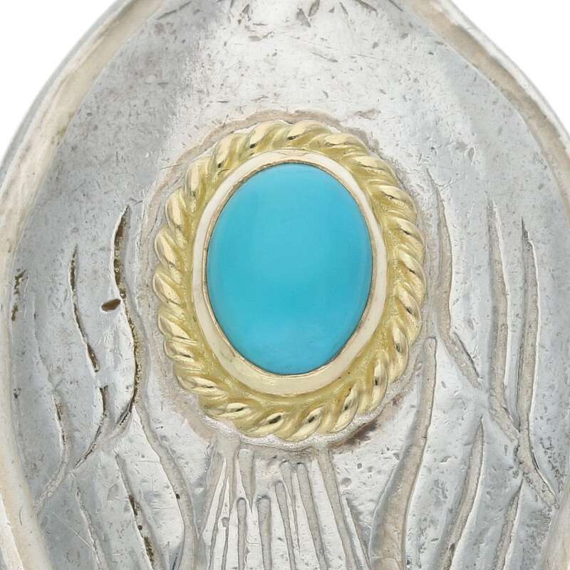 goro's ターコイズ付きスプーン GORO'S 金縄ターコイズ付きスプーン - メルカリ