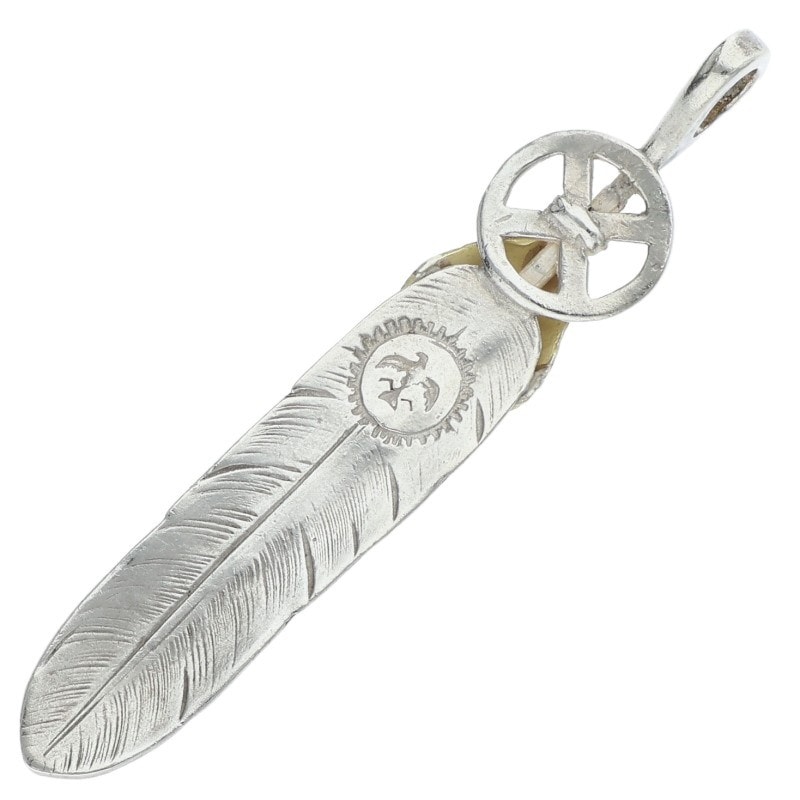 ゴローズ　ハートホイールフェザー大 RINKAN保証書原本 ハートホイールフェザー 大 ※使用感あり 【取扱：原宿シルバー店