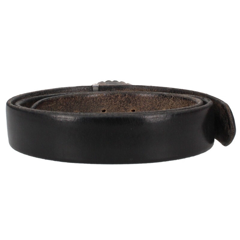 固定式金メタル付きバックルベルト ※穴追加あり 【取扱：原宿シルバー