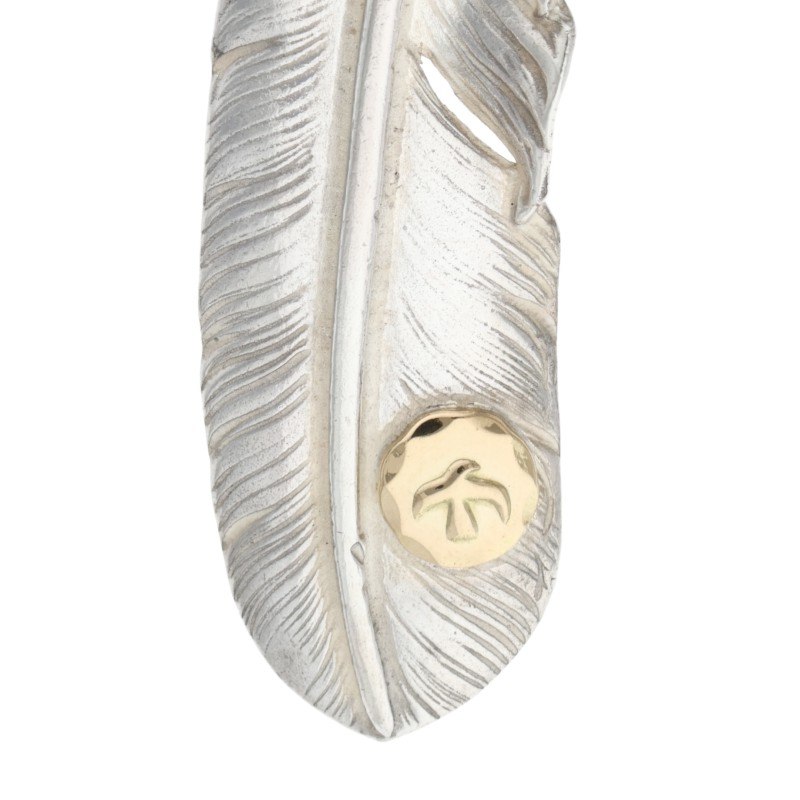 メタル付き特大フェザー 左向き 【取扱：原宿シルバー店】 | すべての