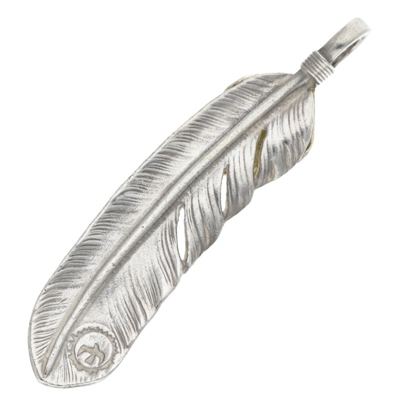 上金特大フェザー 右向き ※使用感あり 【取扱：原宿シルバー店