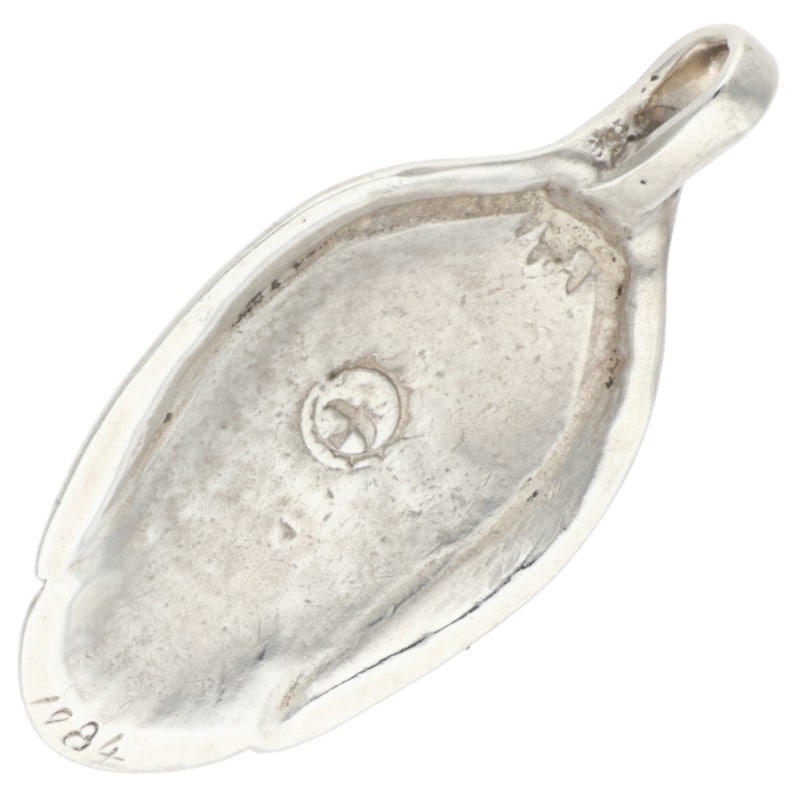 銀縄ターコイズ付きスプーン 銀縄ターコイズ付きスプーン ※使用感あり【取扱：原宿シルバー店