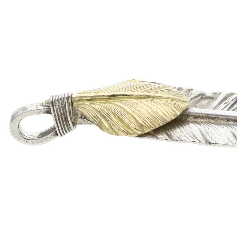 上金特大フェザー 左向き ※使用感あり【取扱：原宿シルバー店