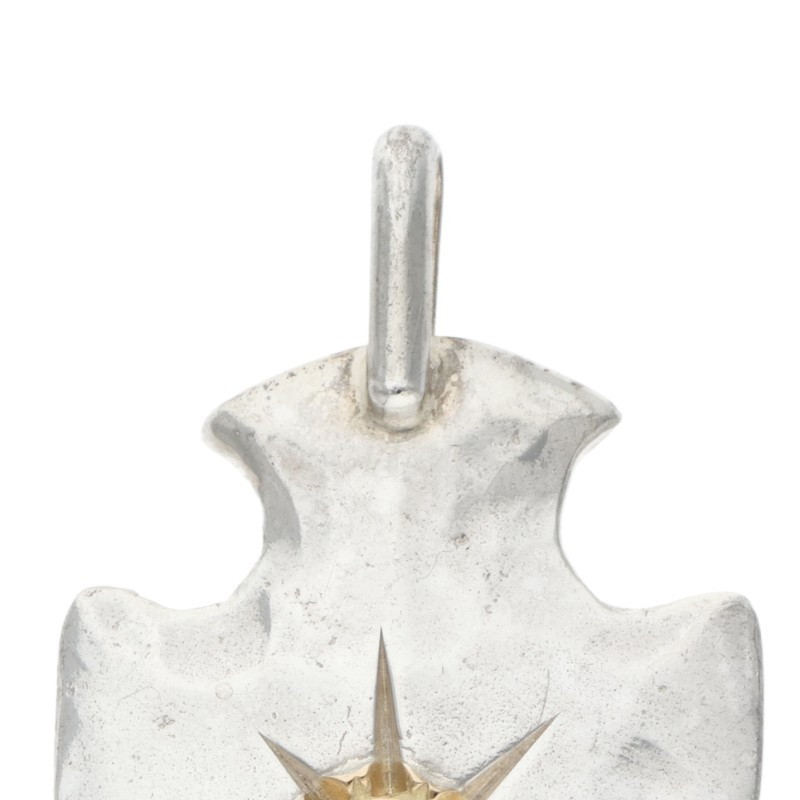 オールド金メタル付き矢じり 大 ※使用感あり 【取扱：原宿シルバー店