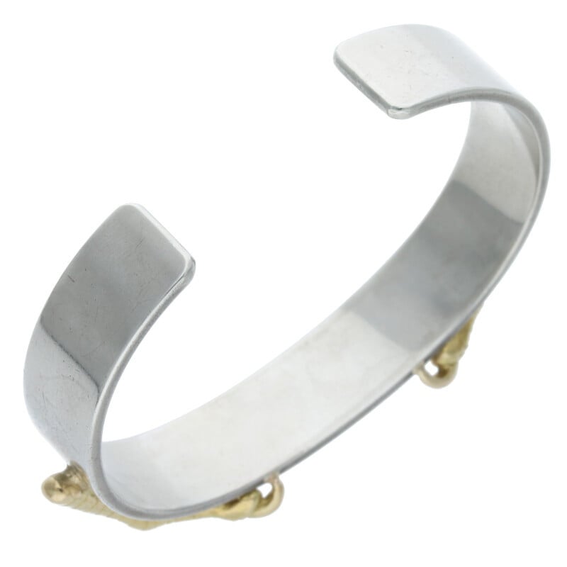 金爪付き平打ちブレス S ※ブレスのエンドに弱削れあり【取扱：原宿