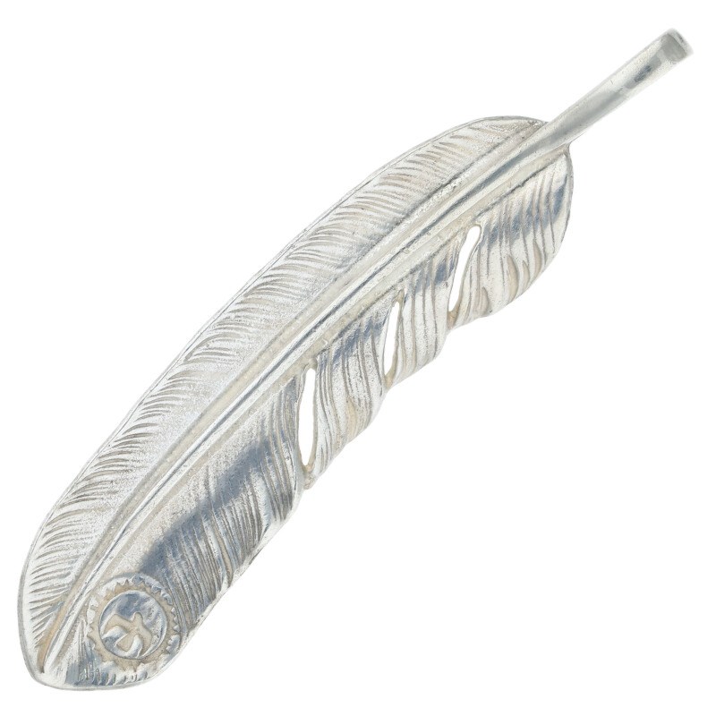 ゴローズ プレーン特大フェザー 左向き 現行 確実正規品 ゴローズ プレーン特大フェザー（左向き）＋イーグル付印台