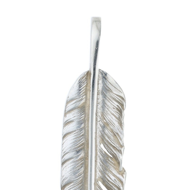 ゴローズ　イボメタル付きフェザーsv (左) SALE】金爪メタル付き特大フェザーイボメタル 右向き 【取扱