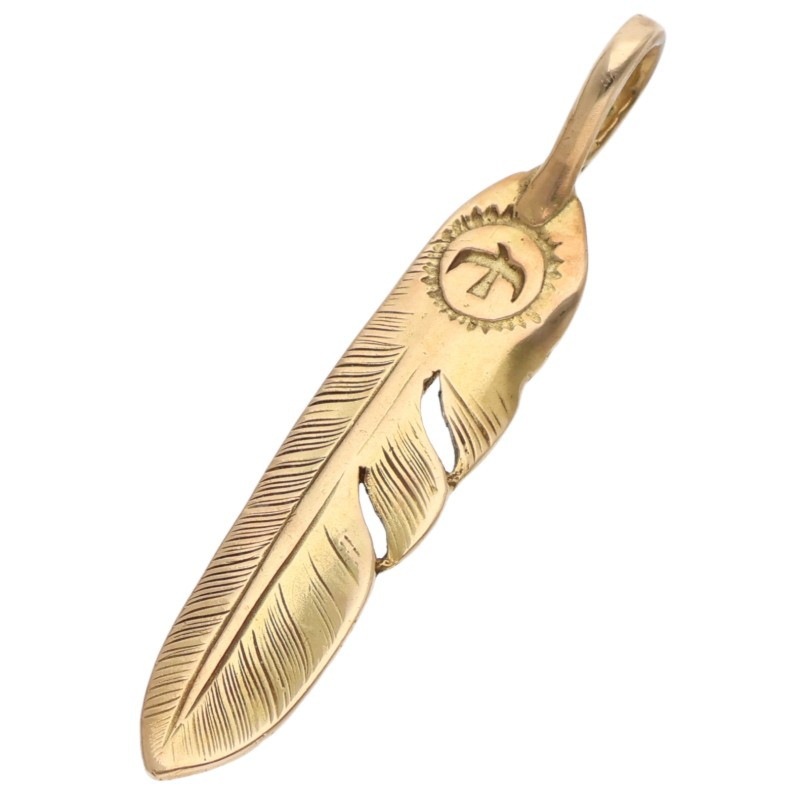 中古 美品 フェザー プロフェッショナル チタンゴールド レザー 6/15新入荷セール23時まで】全金フェザー 大 右向き ※使用感あり【取扱