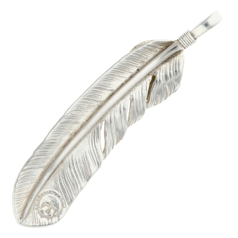 上金金縄ターコイズ特大フェザー 右向き 【取扱：渋谷店】 | すべての