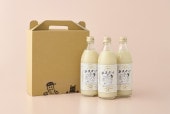 【ギフト用！】原農場のオーガニックあまざけ箱付き3本セット