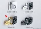 【スガツネ】 ランプ印 キャッチ付 ガラス丁番 GHC34-8型 【GHC34-8G】 【34mm】 【金/ブラックかぶせ扉用】