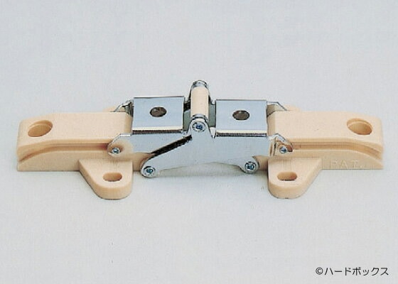 スガツネ】 ランプ印 面付丁番 T-90-200】 【アイボリー/クロムかぶせ