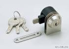 【スガツネ】 ランプ印 ミリオンロック シリンダーガラス錠 1300GL型 【1300GL-D】 【33mm】 【研磨/サチライトニッケル】【同番】