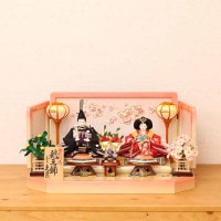 雛人形 久月×天祥 親王飾り 十二単姿雛 横幅63cm