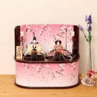 雛人形 久月×天祥 親王飾り 収納飾り よろこび雛 横幅50cm