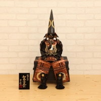 五月人形 鈴甲子雄山 加藤清正 鎧 7号 夜叉丸 横幅34cm