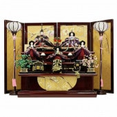 雛人形 三段飾り 五人飾り 工房天祥オリジナル 衣装着雛人形 横幅90cm