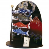 鯉のぼり 徳永 室内飾り端午 横幅65cm 高さ38cm