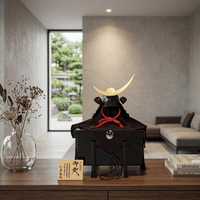 五月人形 加藤鞆美 上杉謙信公1/3兜 単品 横幅32cm