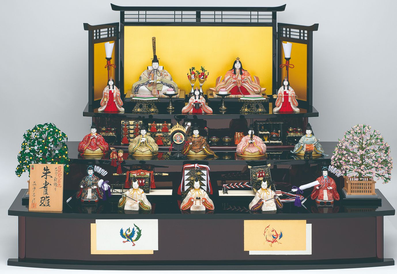 激安 雛人形 木目込5人飾り ことの木製ひな人形 - てづくり工房木都