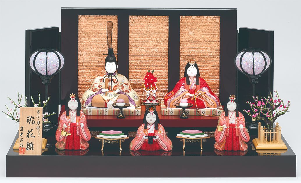 雛人形 真多呂 雅雛 雛人形 真多呂 雅雛 真多呂 木目込雛 かわいい 雛人形 コンパクト