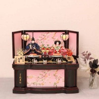 雛人形 久月×天祥 親王飾り 収納飾り よろこび雛 横幅63cm